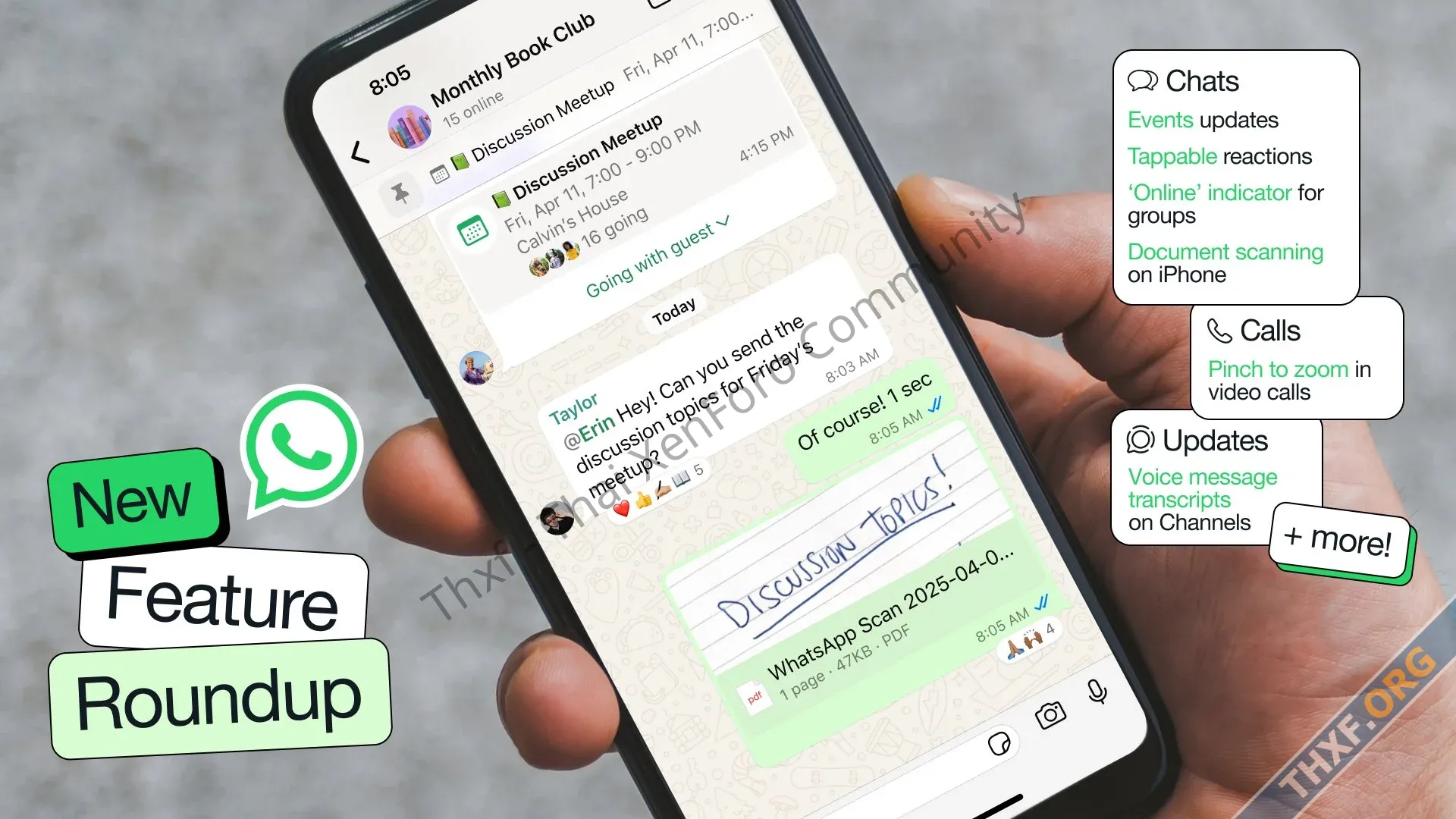 WhatsApp ปรับปรุงฟีเจอร์หลายอย่างทั้งโทรและแชทแบบกลุ่ม-1.webp