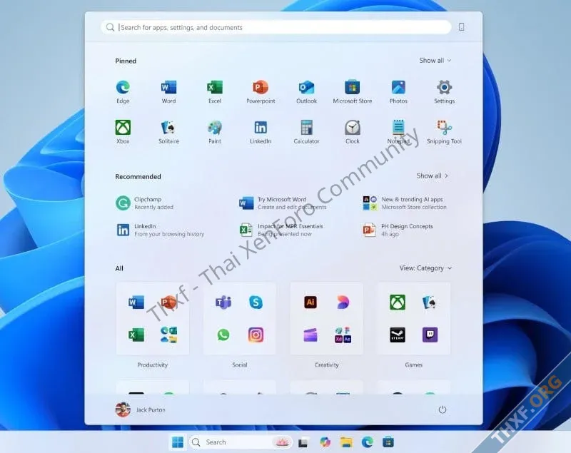 Windows 11 ปรับหน้าตา Start Menu ใหม่ แสดง All Apps ในหน้าแรกแล้ว-1.webp