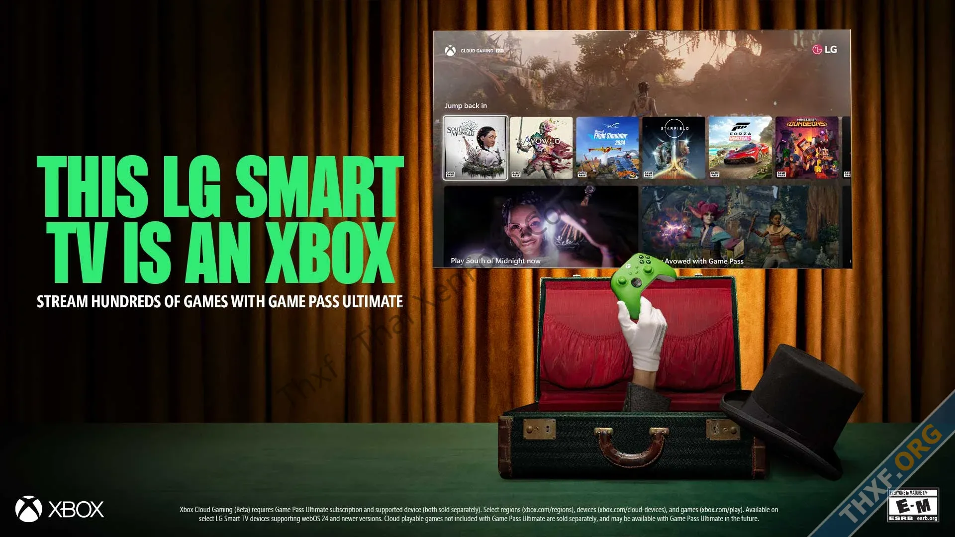 Xbox Cloud Gaming เริ่มให้บริการบนสมาร์ททีวี LG แล้ว ย้อนกลับไปถึงรุ่นปี 2022-1.webp