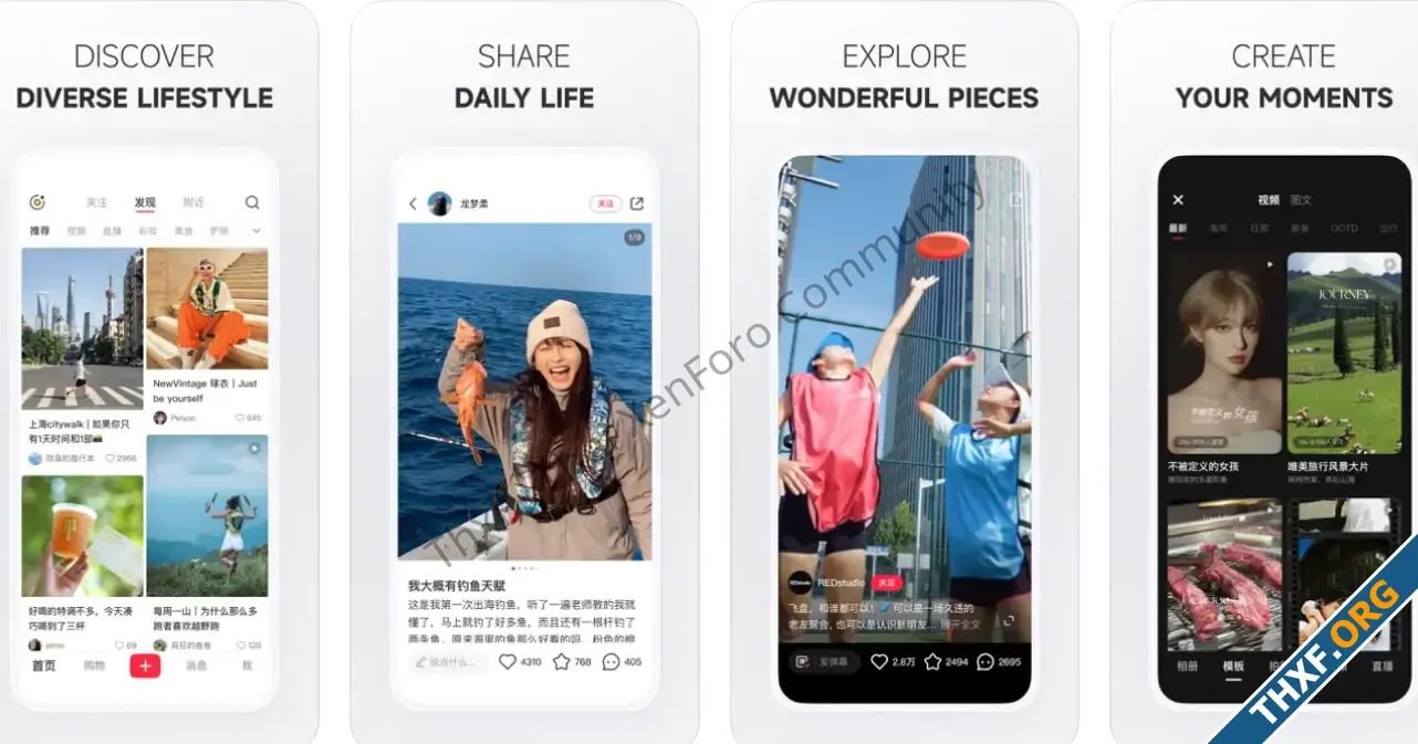 Xiaohongshu โซเชียลสไตล์ Pinterest+Instagram ของจีน ขึ้นอันดับ 1 App Store อเมริกา ก่อนคำสั่ง...webp