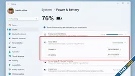 Windows 11 Insider ตั้งค่า Power Mode แยกกันระหว่างตอนเสียบ-ไม่เสียบปลั๊กได้แล้ว