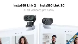 Insta360 เปิดตัวเว็บแคมสองรุ่น Link 2 และ Link 2C ภาพ 4K พร้อมฟีเจอร์ AI ครบครัน