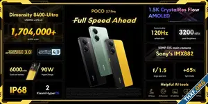 เปิดตัว POCO X7 Series มาพร้อมชิป Dimensity จอ AMOLED 1.5K เริ่มต้น 7,999 บาท