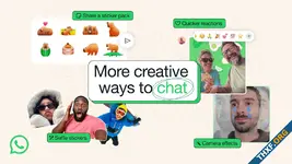 WhatsApp เพิ่มของเล่นใหม่ เซลฟี่สติกเกอร์, ระบบรีแอคชันข้อความแบบรวดเร็ว