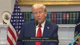 Trump ประกาศโครงการ AI Infrastructure มูลค่า 5 แสนล้านเหรียญ มี Oracle, SoftBank, OpenAI เข้าร่วม