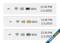 Windows 11 Insider แสดงตัวเลขเปอร์เซ็นต์แบตเตอรี่ใน System Tray ได้แล้ว