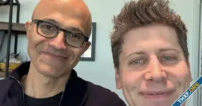 Sam Altman ลงรูปเซลฟี่กับ Satya Nadella ยืนยันความสัมพันธ์สองบริษัทยังเป็นไปด้วยดีกว่าที่ใครคิด