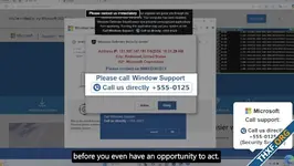 Microsoft Edge เพิ่มตัวตรวจจับ Scareware เว็บปลอมตัวเป็นเหมือนพีซีพัง ติดมัลแวร์