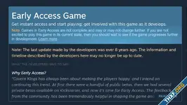 Steam เพิ่มข้อความเตือนในเกม Early Access ว่านักพัฒนาทอดทิ้งเกมไปนานเท่าไรแล้ว