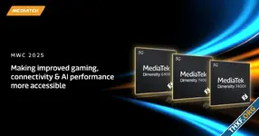 MediaTek เปิดตัวชิปมือถือระดับกลาง Dimensity 7400, 7400X, 6400