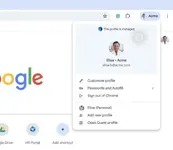 Chrome Enterprise ปรับวิธีแสดงโปรไฟล์บริษัทให้ชัดขึ้น เพิ่มชื่อบริษัทต่อท้ายไอคอนผู้ใช้