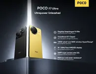POCO เปิดตัวสมาร์ทโฟน POCO F7 Series พร้อมชิป Snapdragon 8 รองรับ Gemini เริ่มต้น 15,990 บาท