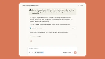 Claude รองรับการเชื่อมต่อ Gmail และ Google Calendar เพิ่มเติมจาก Google Docs-1.webp Claude รองรับการเชื่อมต่อ Gmail และ Google Calendar เพิ่มเติมจาก Google Docs-1.webp