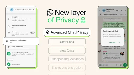 WhatsApp เพิ่มฟีเจอร์ห้าม Export Chat เพื่อรักษาความลับในห้องแชท-1.webp WhatsApp เพิ่มฟีเจอร์ห้าม Export Chat เพื่อรักษาความลับในห้องแชท-1.webp