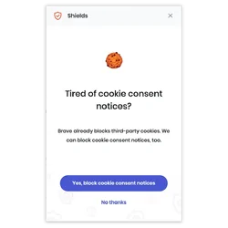 Brave โอเพนซอร์ส Cookiecrumbler ตัวบล็อคหน้าจอแจ้งเตือนว่าเว็บไซต์นี้เก็บคุกกี้-1.webp Brave โอเพนซอร์ส Cookiecrumbler ตัวบล็อคหน้าจอแจ้งเตือนว่าเว็บไซต์นี้เก็บคุกกี้-1.webp