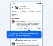 Facebook ทดสอบปุ่ม downvote อีกครั้ง เพื่อใช้กรองความคิดเห็นที่อาจเป็นสแปม