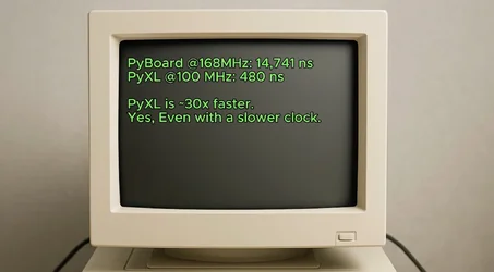 PyXL ชิปรัน Python Bytecode โดยตรง ควบคุมฮาร์ดแวร์โดยมีดีเลย์ต่ำเพียง 480ns-1.webp PyXL ชิปรัน Python Bytecode โดยตรง ควบคุมฮาร์ดแวร์โดยมีดีเลย์ต่ำเพียง 480ns-1.webp