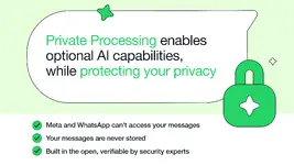 WhatsApp เปิดตัว Private Processing เซิร์ฟเวอร์แยกสำหรับประมวลผล AI เพิ่มความเป็นส่วนตัว
