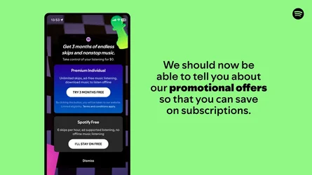 Spotify ส่งอัพเดตแอพขึ้น App Store เพิ่มช่องทางจ่ายเงินอื่น หลังศาลตัดสินให้แอปเปิลต้องยอม-2.webp Spotify ส่งอัพเดตแอพขึ้น App Store เพิ่มช่องทางจ่ายเงินอื่น หลังศาลตัดสินให้แอปเปิลต้องยอม-2.webp