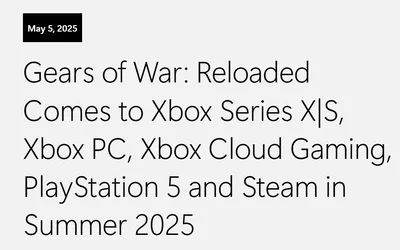 เปิดตัว Gears of War Reloaded ภาคแรกรีมาสเตอร์รอบสอง ครั้งแรกที่ลง PlayStation ด้วย-5.webp เปิดตัว Gears of War Reloaded ภาคแรกรีมาสเตอร์รอบสอง ครั้งแรกที่ลง PlayStation ด้วย-5.webp