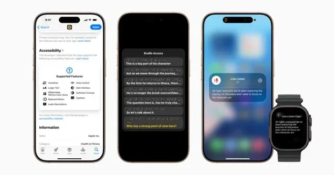 Apple เพิ่มฟีเจอร์รองรับการเข้าถึงใน iOS 19 ทั้งป้ายกำกับใน App Store รองรับการพิมพ์อักษรเบรล...webp Apple เพิ่มฟีเจอร์รองรับการเข้าถึงใน iOS 19 ทั้งป้ายกำกับใน App Store รองรับการพิมพ์อักษรเบรล...webp