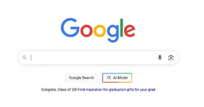 Google ทดลองเปลี่ยนปุ่ม I’m Feeling Lucky หน้าโฮมเพจเป็นปุ่ม AI Mode แทน