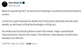Elon Musk "ผมต้องโฟกัสกับ X, xAI และ Tesla เป็นพิเศษ"