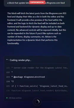 Automattic โชว์ Telex เครื่องมือเขียนโค้ดด้วย AI สำหรับ WordPress-1.webp Automattic โชว์ Telex เครื่องมือเขียนโค้ดด้วย AI สำหรับ WordPress-1.webp