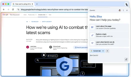Chrome เพิ่มปุ่ม Gemini และรองรับ AI Mode มีผลกับผู้ใช้งานในสหรัฐก่อน-1.webp Chrome เพิ่มปุ่ม Gemini และรองรับ AI Mode มีผลกับผู้ใช้งานในสหรัฐก่อน-1.webp