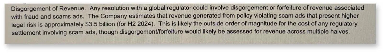 เอกสารภายใน Meta ประเมินเอง รายได้บริษัท 10% มาจากโฆษณา Scam