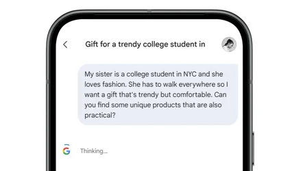 กูเกิลเพิ่มฟีเจอร์ "สั่ง AI ช่วยคัดเลือกสินค้า" แชทถามผ่าน AI Mode และ Gemini