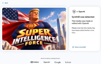 กูเกิลเปิดตัว SynthID Detector ตรวจรูปว่าสร้างด้วย AI หรือไม่ ตรวจรูปจาก OpenAI ได้-1.webp กูเกิลเปิดตัว SynthID Detector ตรวจรูปว่าสร้างด้วย AI หรือไม่ ตรวจรูปจาก OpenAI ได้-1.webp