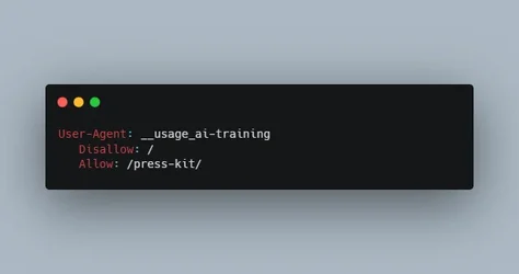 Google Microsoft OpenAI Anthropic ตกลงใช้แท็กห้ามดูดข้อมูลไปเทรน AI ร่วมกัน-1.webp Google Microsoft OpenAI Anthropic ตกลงใช้แท็กห้ามดูดข้อมูลไปเทรน AI ร่วมกัน-1.webp