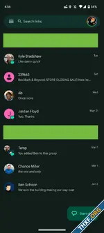 Google ทดสอบแสดงป้ายกำกับแชตที่เป็น RCS บน Messages