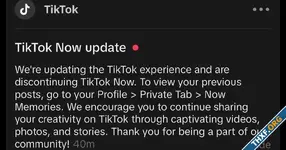 TikTok ประกาศปิดฟีเจอร์ TikTok Now ที่ได้แรงบันดาลใจมาจาก BeReal