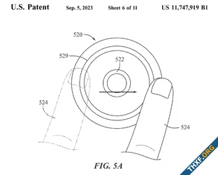 Apple จดสิทธิปุ่ม Digital Crown สำหรับควบคุม Apple Watch/Vision Pro