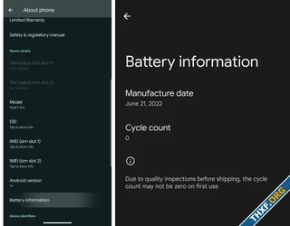 โทรศัพท์มือถือ Google Pixel จะเริ่มแสดงรอบชาร์จแบตเตอรี่ใน Android 14 QPR1