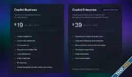 GitHub เปิดตัว Copilot Enterprise โมเดลปรับแต่งตามโค้ดขององค์กร เดือนละ 39 ดอลลาร์