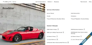 Tesla เปิดเผยข้อมูลผังการออกแบบรถสปอร์ต Roadster รุ่นแรกต่อสาธารณะ