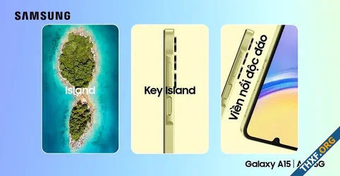 ซัมซุงเปิดตัว Galaxy A15 และ A25 ใช้ดีไซน์ใหม่ Key Island ขอบปูดตรงปุ่ม Volume/Power