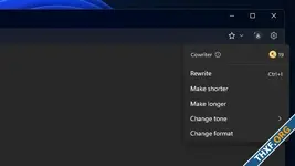 พบฟีเจอร์ใหม่ Notepad ชื่อ Cowriter ใช้ AI ช่วยเขียน-ปรับแก้ข้อความ
