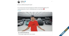 MrBeast อัปโหลดวิดีโอลง X แล้ว บอกเพื่อทดสอบส่วนแบ่งรายได้บนแพลตฟอร์ม