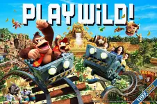 รถเหมือง Donkey Kong Ride ในสวนสนุก USJ จะมีลูกเล่นรถหลุดออกจากรางแบบในเกม