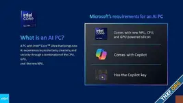 อินเทลเผยนิยาม AI PC ของไมโครซอฟท์ ต้องมีชิป NPU, คีย์บอร์ดต้องมีปุ่ม Copilot