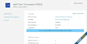อินเทลออก Core 14th Gen รุ่นรหัส E ตัด E-Core ออก เหลือแต่ P-Core อย่างเดียว