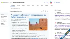 Bing เพิ่มฟีเจอร์ใช้ AI ช่วยสรุปคำตอบในหน้าผลการค้นหา, ขยับรายการลิงก์ไปด้านข้าง