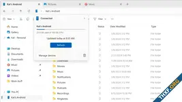 Windows 11 Insider เพิ่มฟีเจอร์เปิดไฟล์จาก Android ด้วย File Explorer