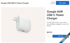 กูเกิลเปิดตัวที่ชาร์จตัวใหม่ ชาร์จเร็ว 45W แต่ Pixel 9 รองรับชาร์จเร็วสูงสุด 37W