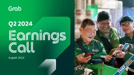 Grab รายงานผลประกอบการไตรมาส 2/2024 GMV เติบโตทั้งเดลิเวอรีและรถโดยสาร