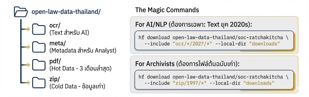 พลังแห่งโครงสร้างและการเข้าถึงผ่าน CLI